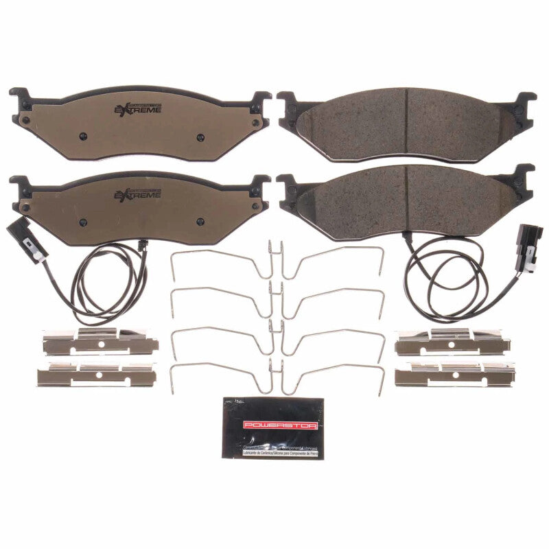 Power Stop 08-09 Ford F-53 Motorhome Chassis Rear Z36 Truck & Tow Brake Pads w/Hardware Brake Pads - Performance PowerStop