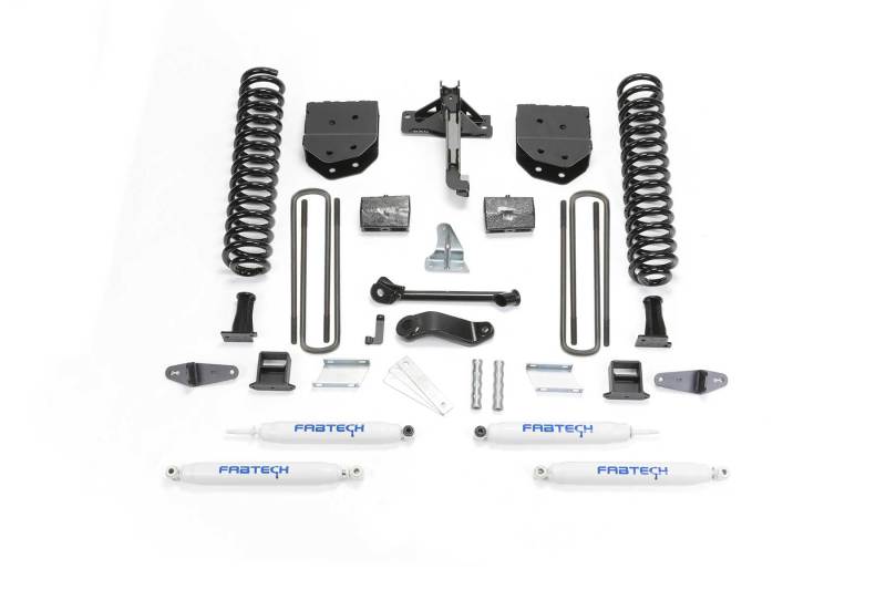 Fabtech 08-10 Ford F450/550 4WD 6in Basic Sys w/Perf Shks Lift Kits Fabtech