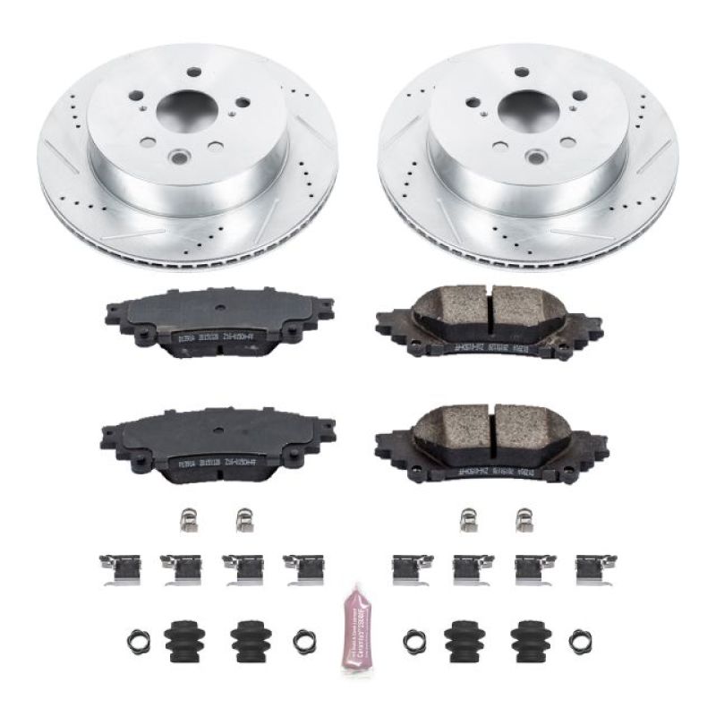 Power Stop 14-15 Lexus IS250 Rear Z23 Evolution Sport Brake Kit Brake Kits - Performance D&S PowerStop