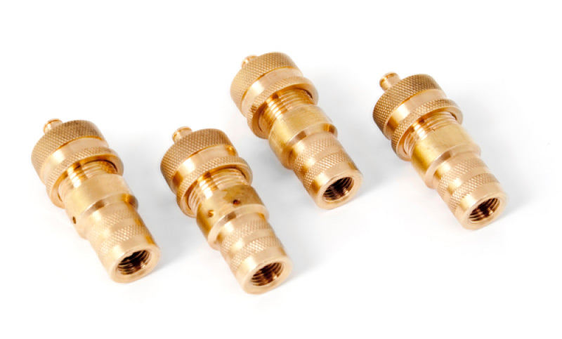 Rugged Ridge Tire Deflator Kit 4-Piece Brass Spare Tire Carriers Rugged Ridge