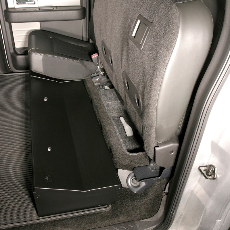 Tuffy Ford F150 Supercrew Underseat Lockbox Full Length W/ Keyed Lock Cargo Boxes & Bags Tuffy Products