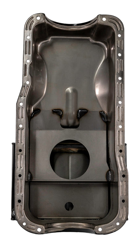 Moroso Ford 351W (w/Front Sump) Kicked Out Wet Sump 7qt 8in Steel Oil Pan Oil Pans Moroso