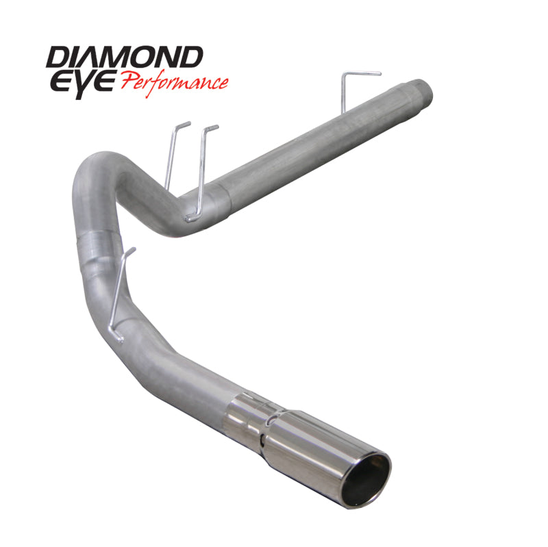 Diamond Eye KIT 4in DPF-BACK SGL AL 08-09 6 4L F250/F350 PCKGD BX46X14X14OD EL-PL 44inX13 5inX13 5in DPF Back Diamond Eye Performance