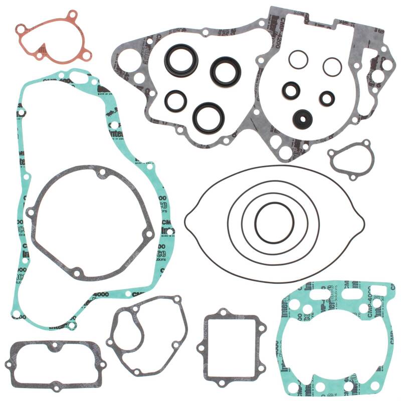Vertex Gaskets 06-08 Suzuki RM250 Complete Gasket Kit w/ Oil Seals Engine Hardware Vertex Pistons