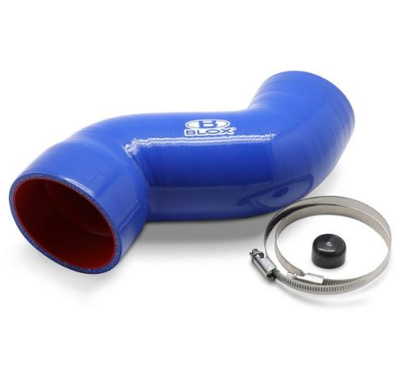 BLOX Racing 08-14 WRX / 08-20 STi Air Box Intake Hose - Blue Silicone Couplers & Hoses BLOX Racing