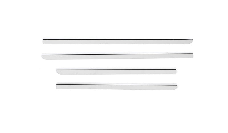 Putco 14-14 Chevrolet Silverado HD - Crew Cab - Stainless Steel Window Trim Accents Wind Deflectors Putco