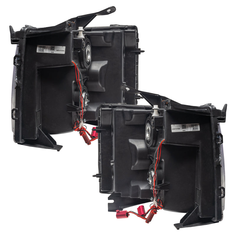 Oracle Lighting 07-13 Chevrolet Silverado Pre-Assembled LED Halo Headlights-Red Headlights ORACLE Lighting