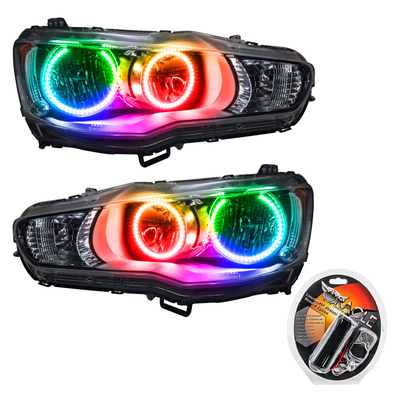 Oracle 08-17 Mitsubishi Lancer SMD HL - ColorSHIFT Headlights ORACLE Lighting