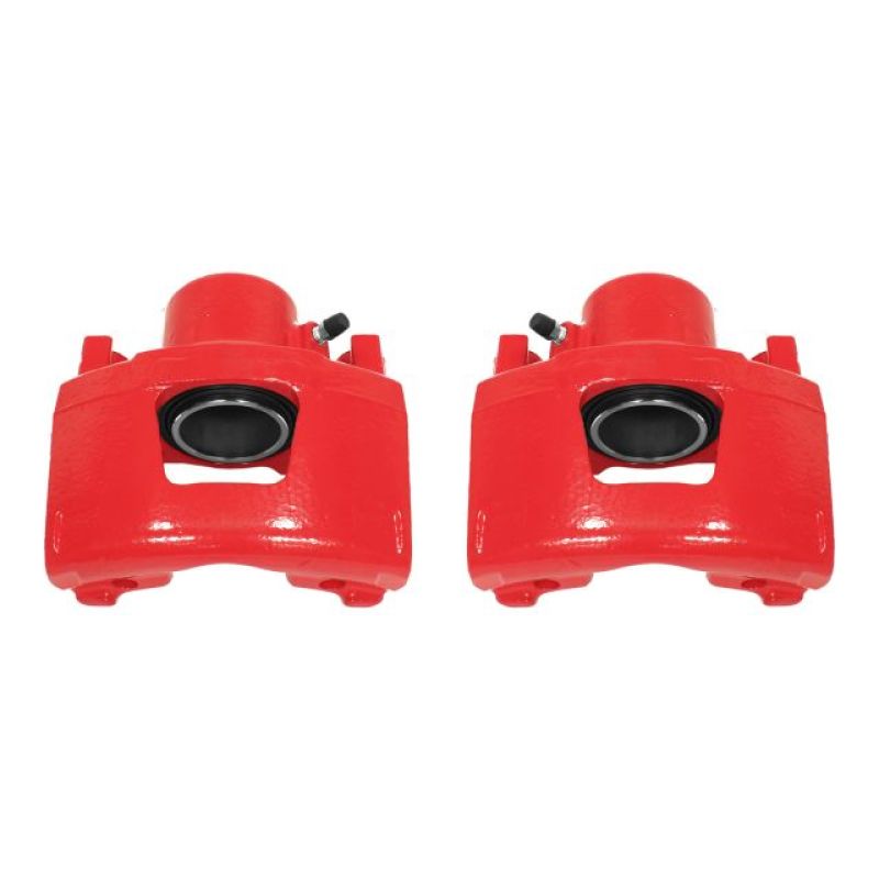 Power Stop 92-93 Buick LeSabre Front Red Calipers w/o Brackets - Pair Brake Calipers - Perf PowerStop