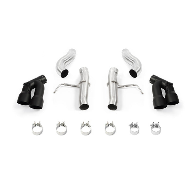 Mishimoto 2016+ Chevrolet Camaro 2.0T Quad-Tip Race Axle-Back Exhaust w/ Black Tips Axle Back Mishimoto