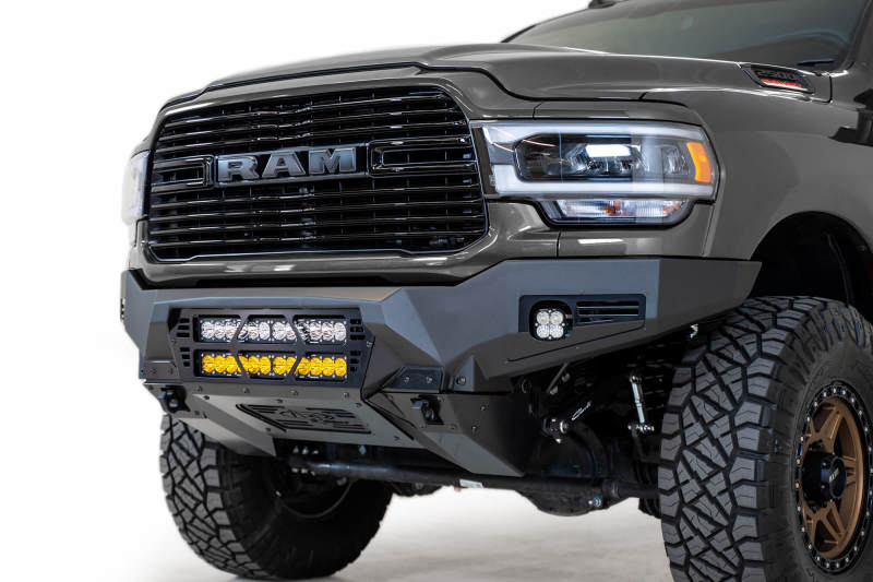 Addictive Desert Designs 19-21 Ram 2500/3500 Bomber Front Bumper Bumpers - Steel Addictive Desert Designs