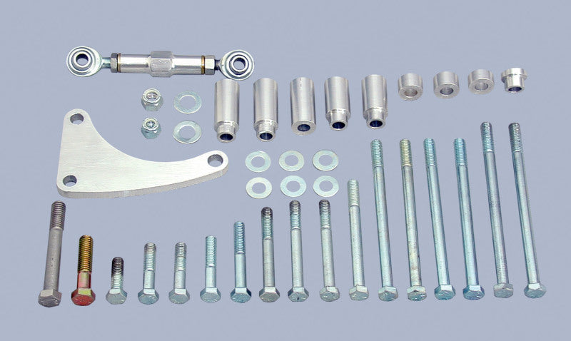 Moroso Dodge Small Block Alternator Mount w/Hardware - Billet Aluminum Brackets Moroso