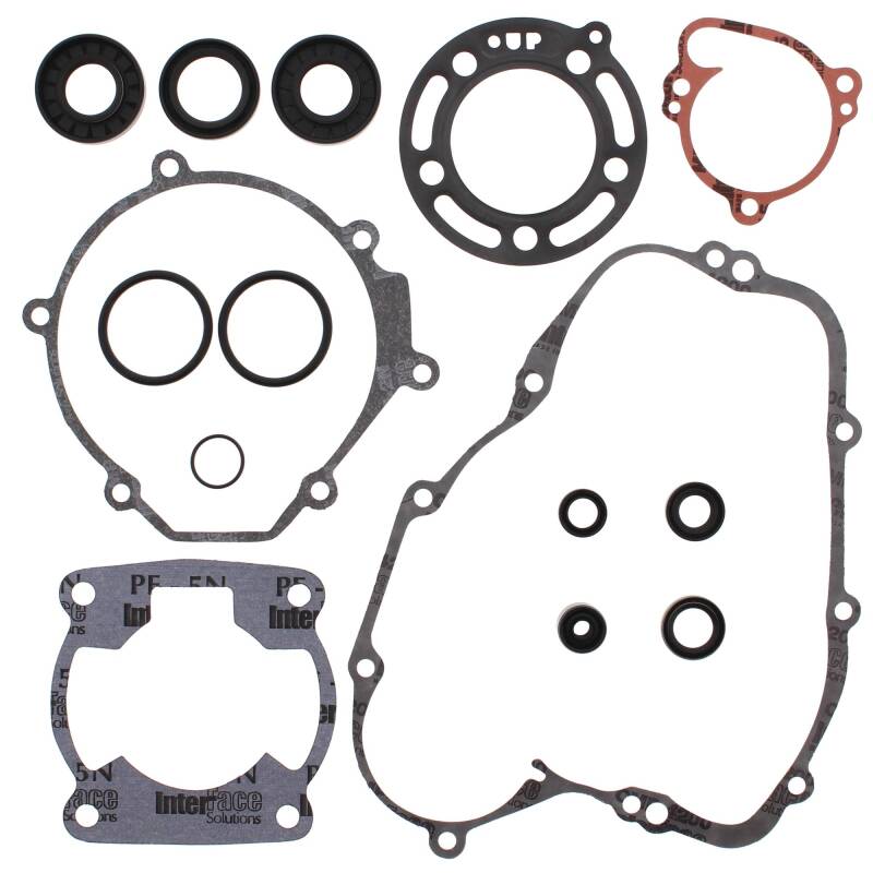 Vertex Gaskets 95-97 Kawasaki KX100 Complete Gasket Kit w/ Oil Seals Engine Hardware Vertex Pistons