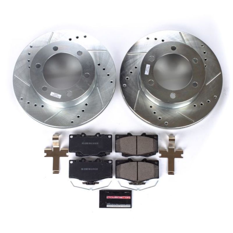 Power Stop 95-02 Toyota 4Runner Front Z23 Evolution Sport Brake Kit Brake Kits - Performance D&S PowerStop