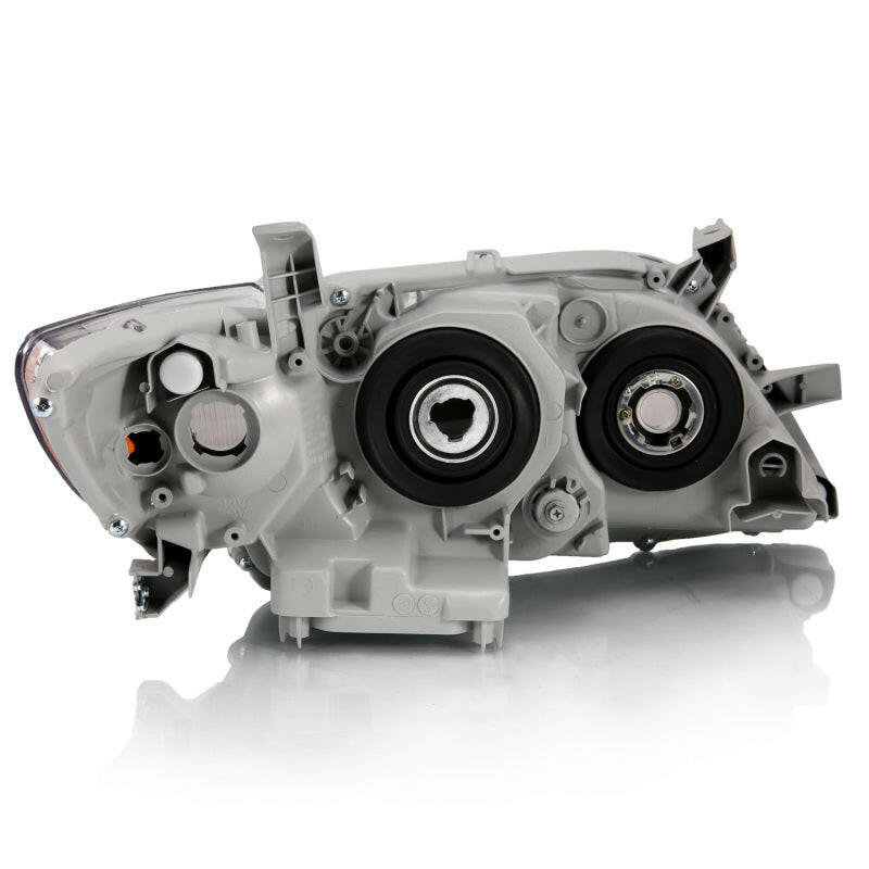 ANZO 2007-2009 Toyota Camry Projector Headlight Chrome Amber (OE Replacement) Headlights ANZO