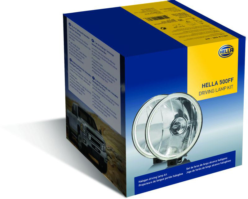 Hella 500FF 12V/55W Halogen Driving Lamp Kit Driving Lights Hella