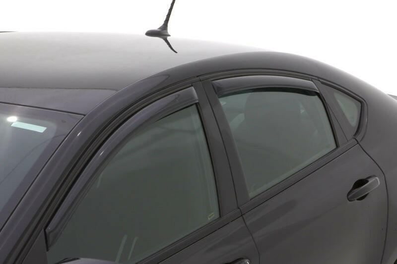 AVS 13-16 Dodge Dart Ventvisor In-Channel Front & Rear Window Deflectors 4pc - Smoke Wind Deflectors AVS