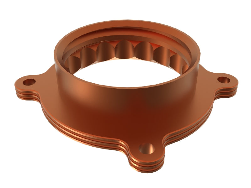 aFe Silver Bullet Throttle Body Spacers TBS 22-23 Toyota GR86 H4-2.4L - Orange Throttle Body Spacers aFe