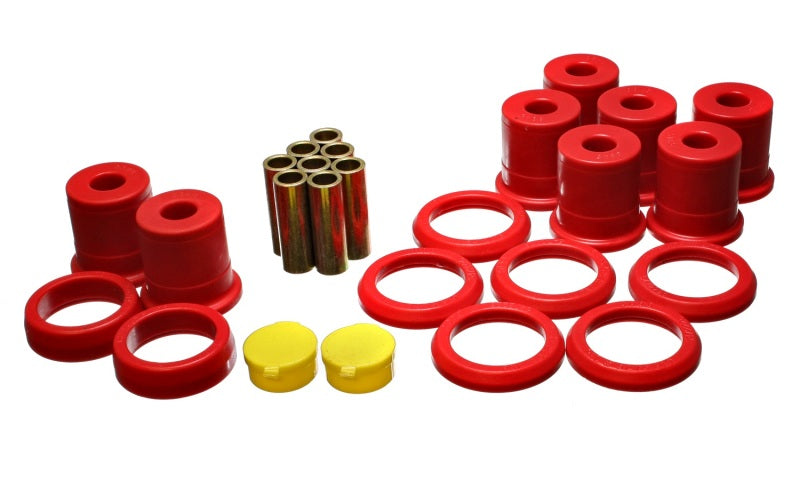 Energy Suspension 92-97 Crown Victoria / 92-97 Grand Marquis Red Rear End Control Arm Bushing Set Bushing Kits Energy Suspension