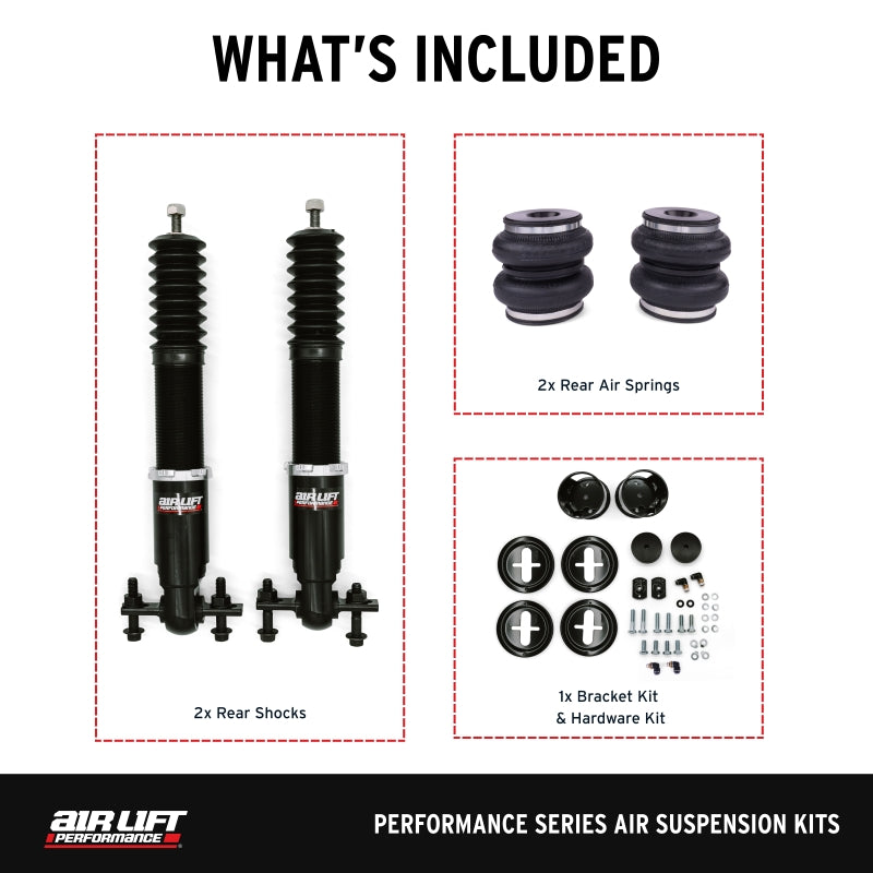 Air Lift Performance 15-23 Ford Mustang S550/24-25 S650 Air Suspension Rear Kit Air Suspension Kits Air Lift