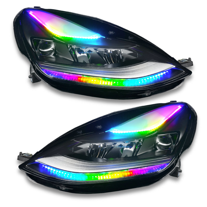 Oracle 2021+ Tesla Model 3 Dynamic ColorSHIFT Headlight DRL Upgrade Kit Headlights ORACLE Lighting