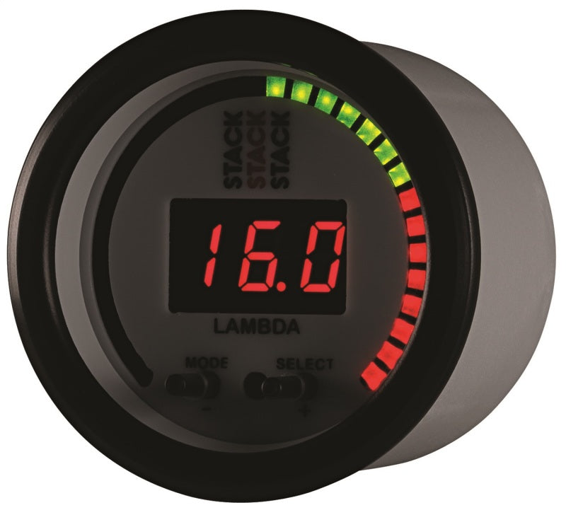 Autometer Stack 52mm Pro-Control Wideband Air/Fuel Ratio (Lambda) Gauge - White Gauges AutoMeter