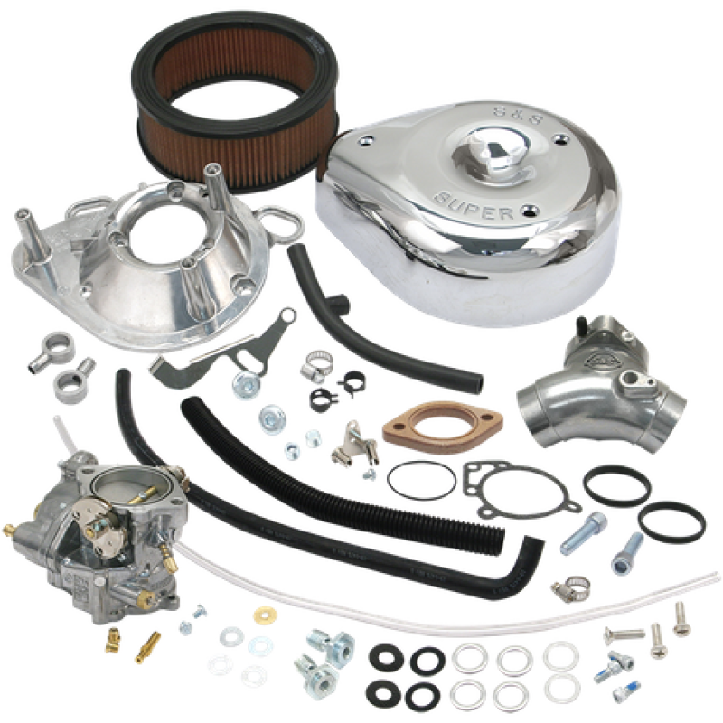 S&S Cycle 99-05 BT Super G Carburetor Kit Carburetor Rebuild Kits S&S Cycle