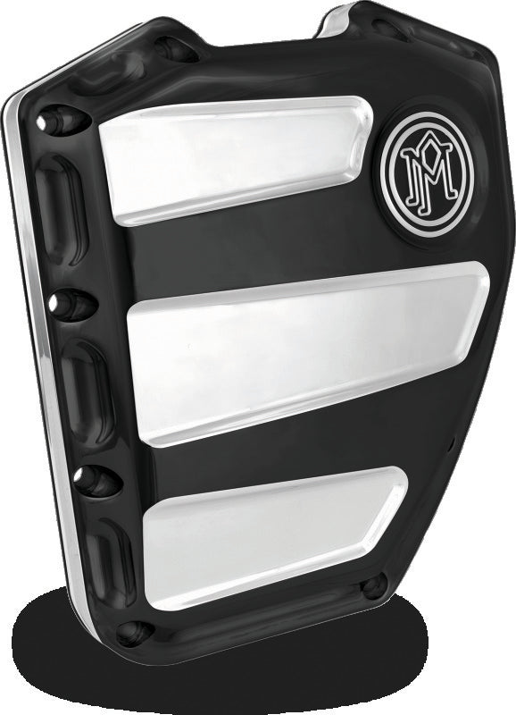 Performance Machine Twin Cam Scallop Timing Cover - Contrast Cut Platinum Engine Covers Performance Machine