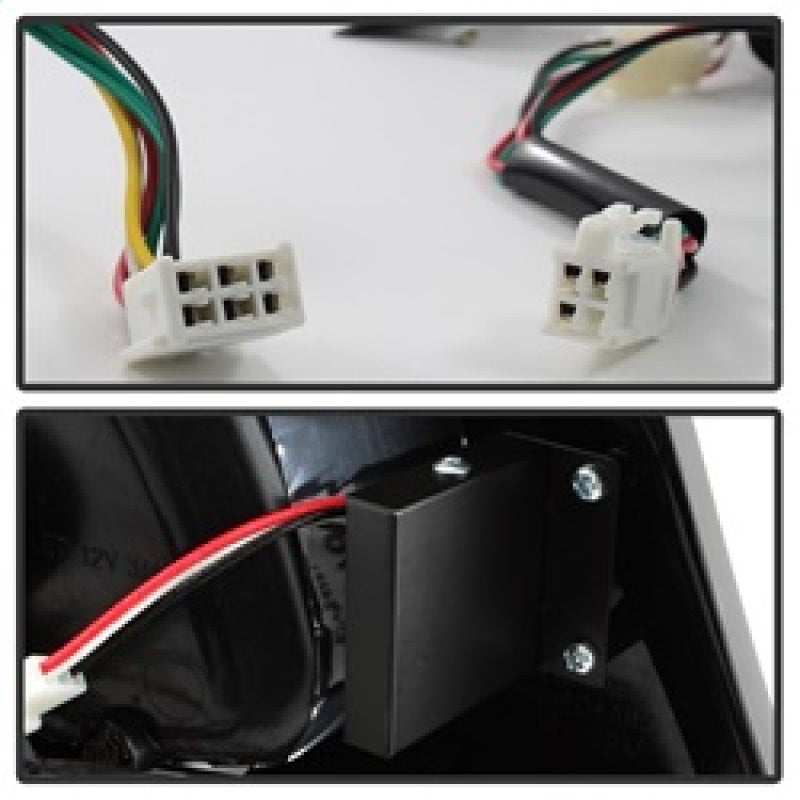 Spyder 98-05 Lexus GS300 /GS400 4pc LED Tail Lights - Black (ALT-YD-LGS98-LED-BK) Tail Lights SPYDER