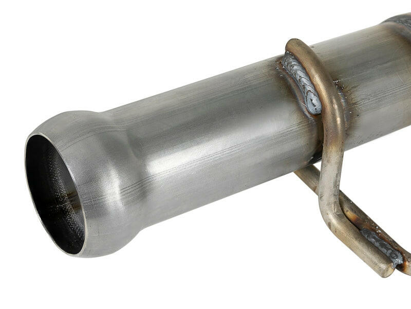 aFe POWER Twisted Steel Y-Pipe 2-1/4in 409 SS Exhaust System 2018 Jeep Wrangler (JL) V6-3.6L X Pipes aFe