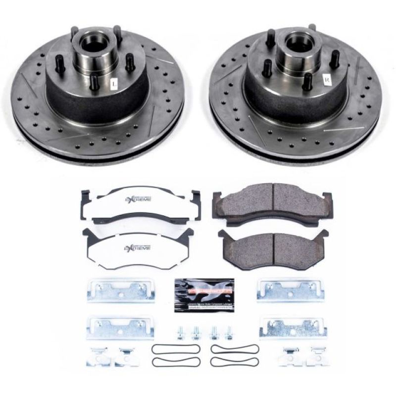 Power Stop 80-81 Chrysler Town & Country Front Z36 Truck & Tow Brake Kit Brake Kits - Performance D&S PowerStop