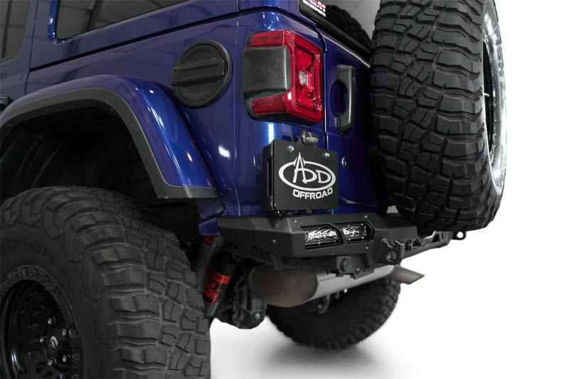 ADD 18-24 Jeep Wrangler JL Phantom Rear Bumper Bumpers - Steel Addictive Desert Designs