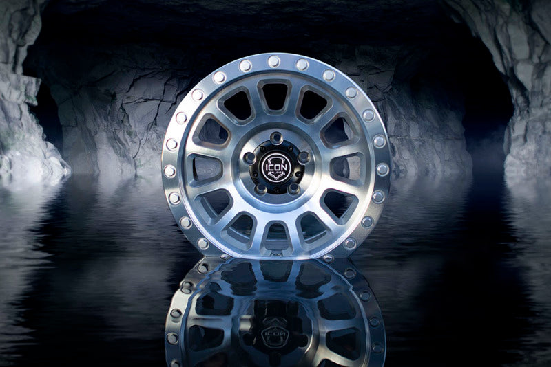 ICON Hulse 18x9 6x5.5 0mm Offset 5in BS Silver Machined Wheels - Cast ICON