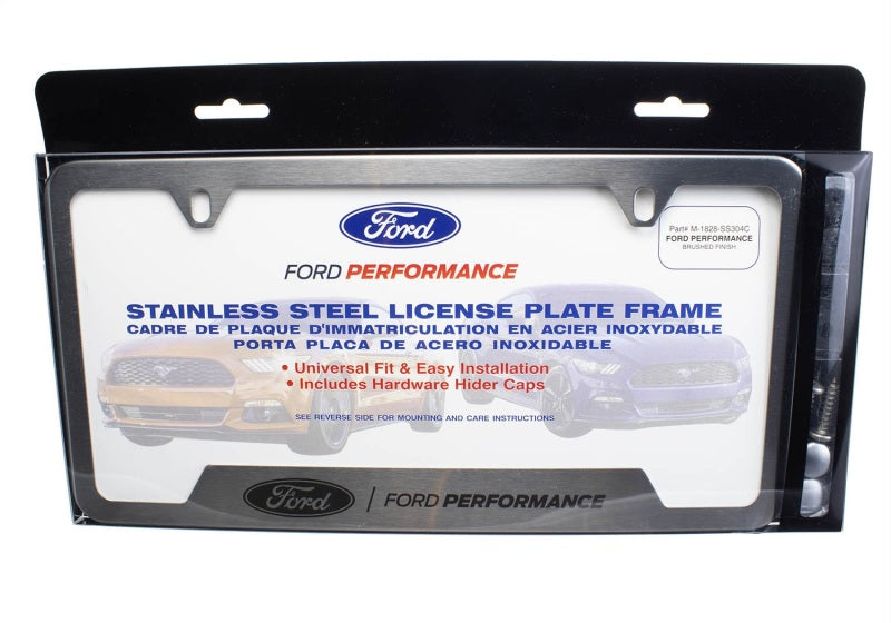 Ford Racing Stainless Steel Ford Performance License Plate Frame License Frame Ford Racing