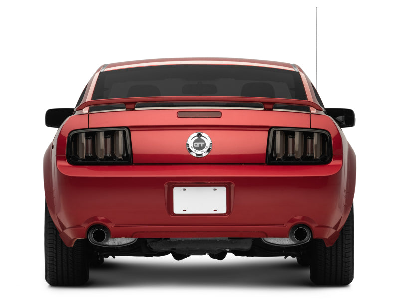 Raxiom 05-09 Ford Mustang Vector V2 LED Tail Lights- Black Housing (Smoked Lens) Tail Lights Raxiom