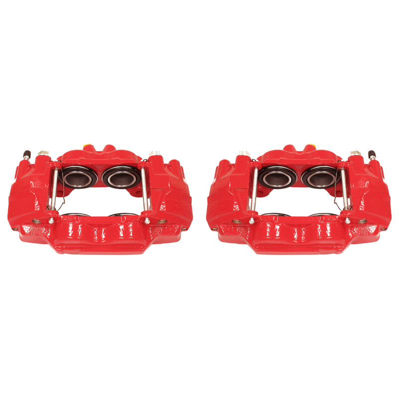 Power Stop 03-09 Toyota 4Runner Front Red Calipers w/o Brackets - Pair Brake Calipers - Perf PowerStop