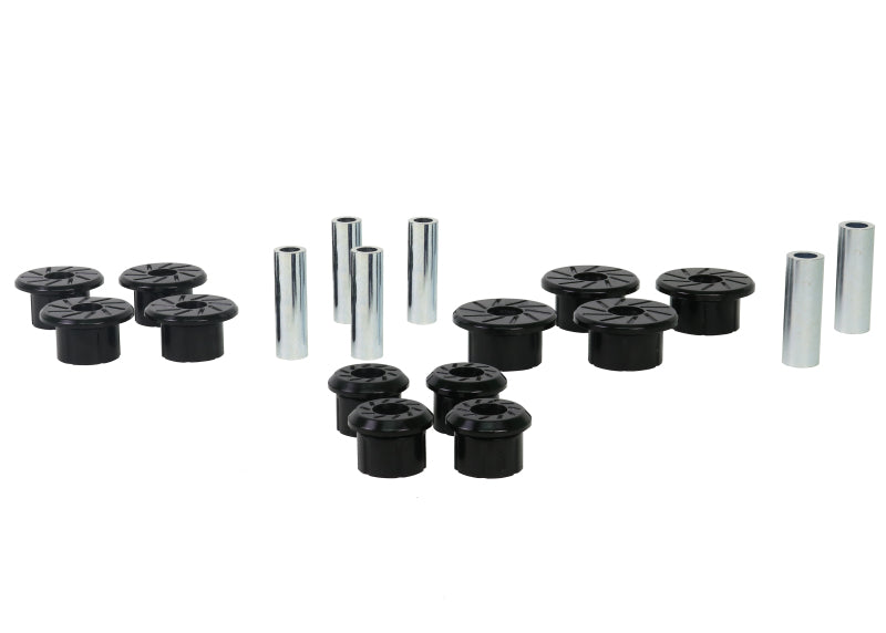Whiteline 1999-2018 Chevrolet Silverado 1500 Spring - Eye Front/Rear And Shackle Bushing Spring Insulators Whiteline