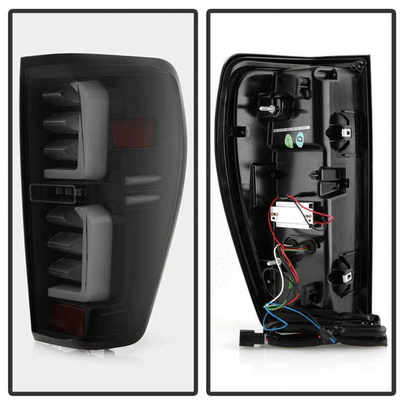 Spyder GMC Sierra 19-20 Incandescent Bulb Model Only LED Tail Lights-Black Smoke ALT-YD-GS19-LED-BSM Tail Lights SPYDER