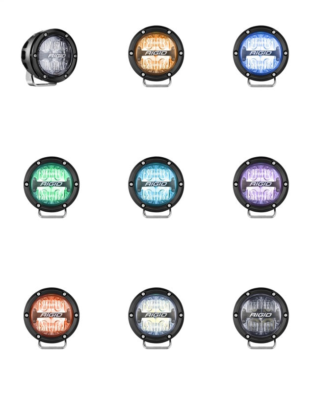 Rigid Industries 360-Series 4in LED Off-Road Drive Beam - RGBW (Pair) Light Bars & Cubes Rigid Industries