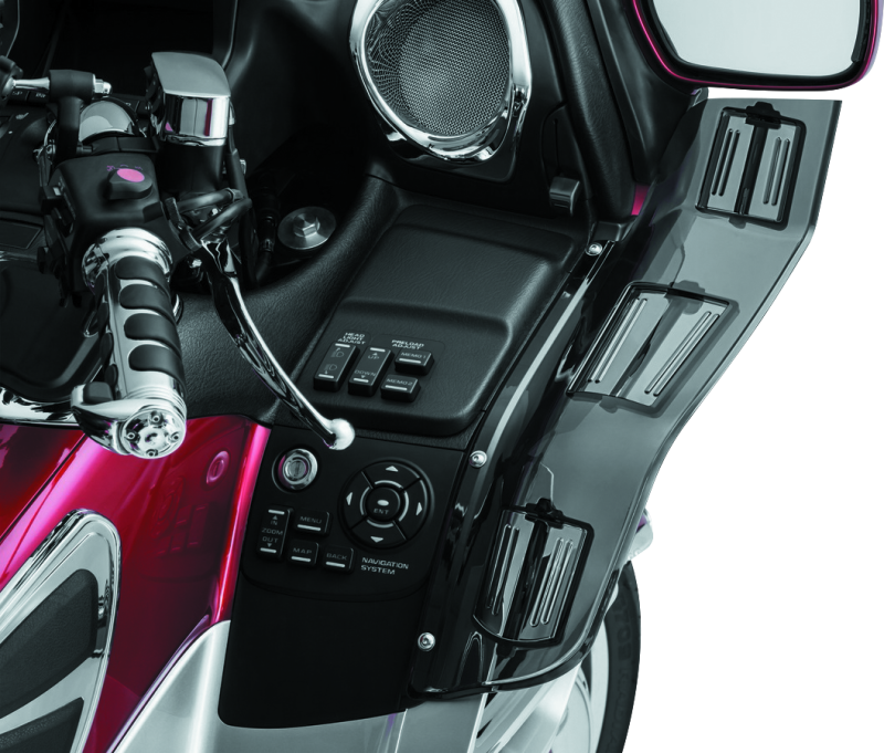 Kuryakyn Dragon Wings 01-17 Honda GL1800 Models Smoke Exterior Trim Kuryakyn