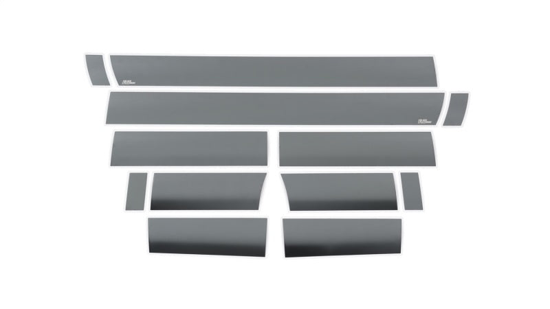 Putco 11-16 Ford SuperDuty - Super Cab 6.5ft (10pcs - 6.25in Wide) Black Platinum Rocker Panels Body Armor & Rock Rails Putco