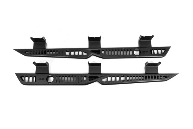 DV8 Offroad 19-25 RAM 1500 Crew Cab OE Plus Side Steps - Black Steel Side Steps DV8 Offroad