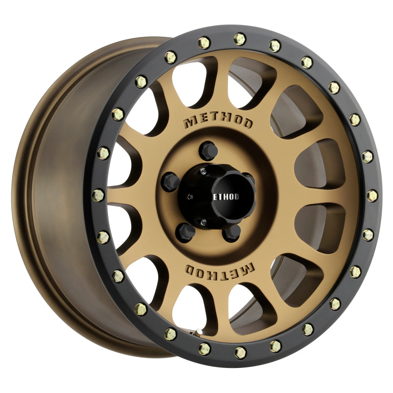 Method MR305 NV 17x8.5 0mm Offset 5x5.5 108mm CB Method Bronze/Black Street Loc Wheel Wheels - Cast Method Wheels
