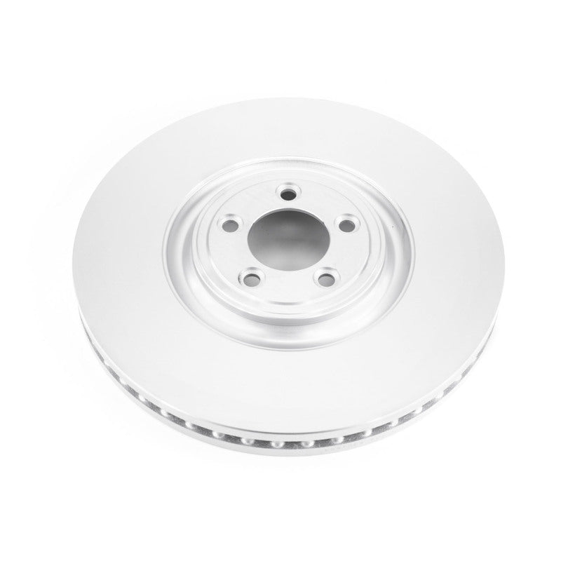 Power Stop 14-19 Jaguar F-Type Front Evolution High Carbon Geomet Coated Rotor Brake Rotors - OE - Cryo PowerStop