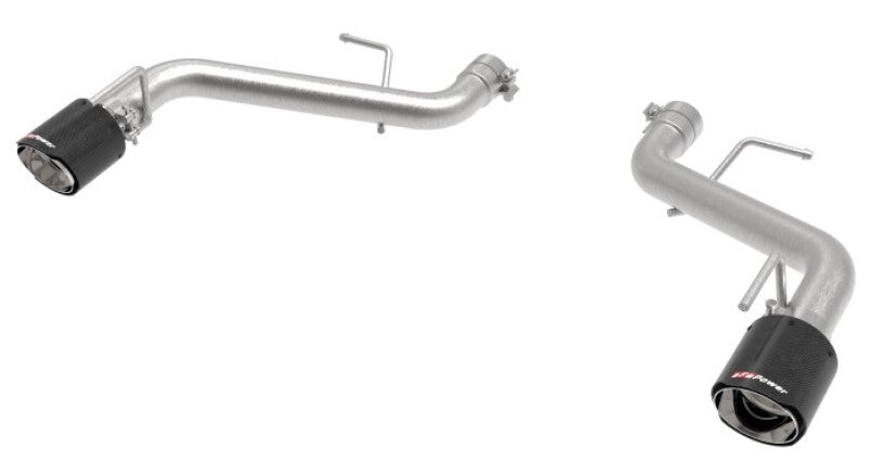 aFe POWER MACH Force-Xp 2.5in Axle-Back Exhaust System 16-20 Chevy Camaro SS V8 6.2L - Carbon Fiber Axle Back aFe