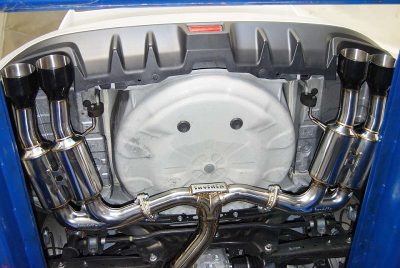 Invidia 2015+ Subaru WRX / STI Gemini/R400 Single Layer Quad Black Tip Cat-Back Exhaust Catback Invidia