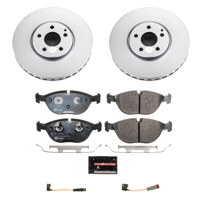 Power Stop 04-05 Mercedes-Benz E500 Front Euro-Stop Brake Kit Brake Kits - OE PowerStop