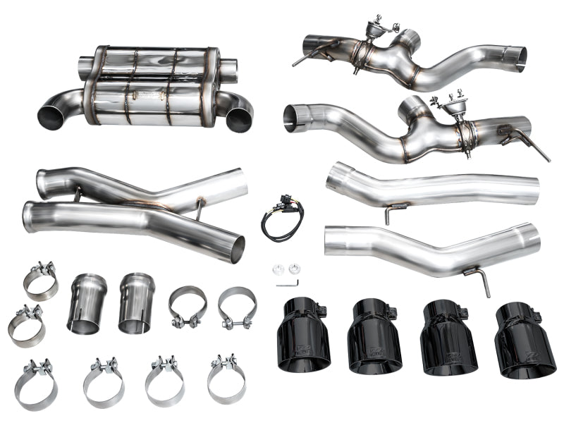 AWE Tuning 23-24 BMW G87 M2 SwitchPath Edition Exhaust - Diamond Black Tips Catback AWE Tuning