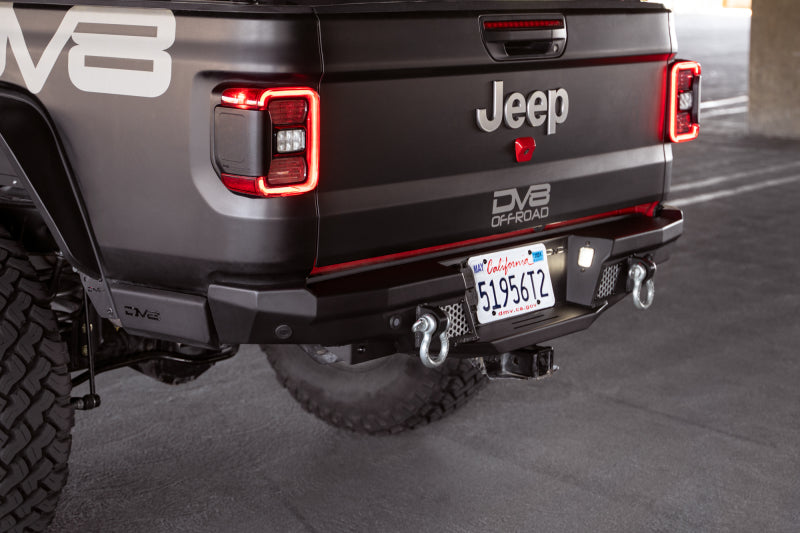 DV8 Offroad 20-23 Jeep Gladiator JT MTO Series Rear Bumper Bumpers - Steel DV8 Offroad