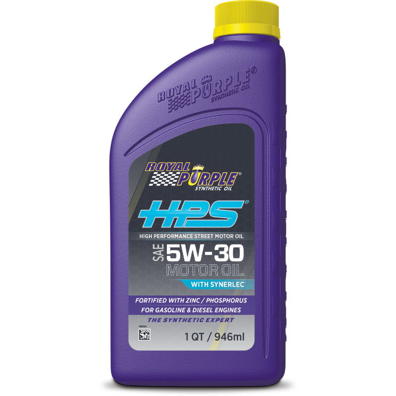 Royal Purple HPS Synthetic High Performance Street 5W-30 Motor Oil - 1 Quart Motor Oils Royal Purple